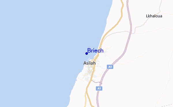 mapa de localização de Briech