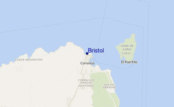 mapa de localização de Bristol