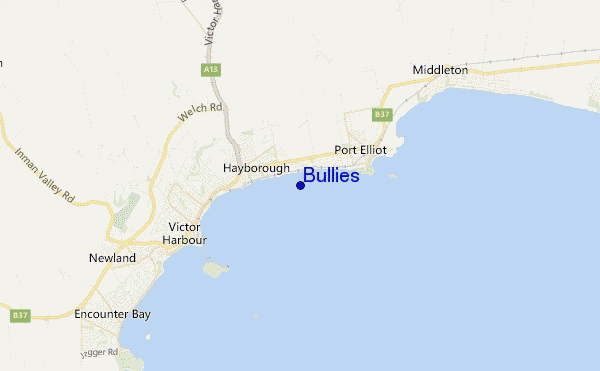 mapa de localização de Bullies