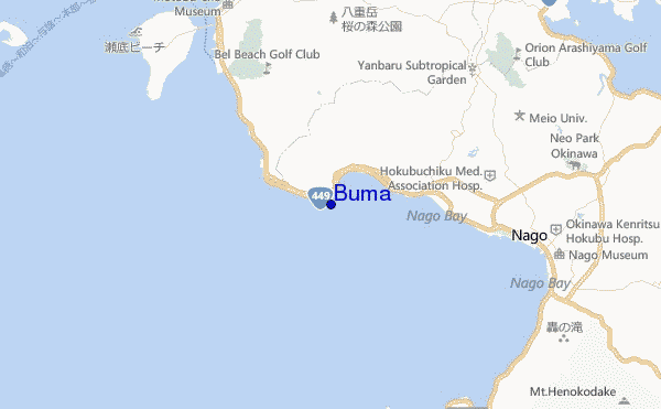 mapa de localização de Buma