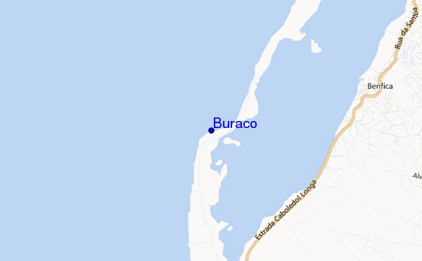 mapa de localização de Buraco