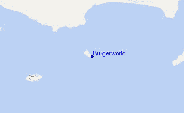 mapa de localização de Burgerworld