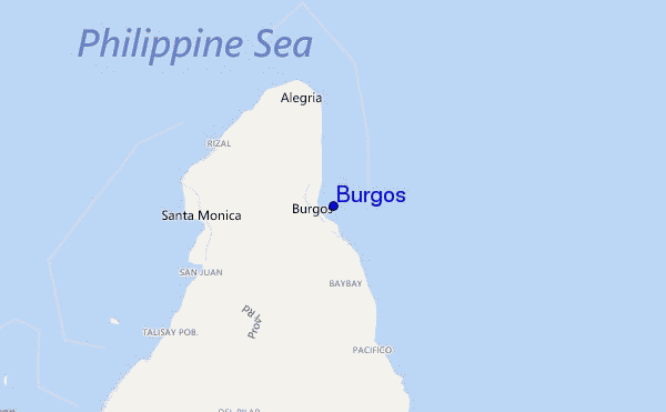 mapa de localização de Burgos