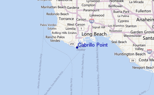 Cabrillo Point Location Map