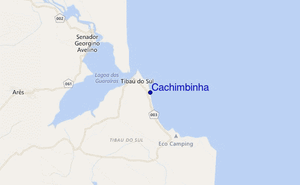 mapa de localização de Cachimbinha