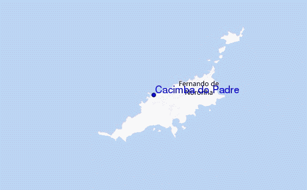mapa de localização de Cacimba do Padre