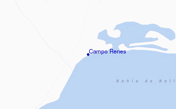 mapa de localização de Campo Renes
