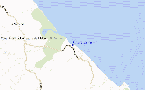 mapa de localização de Caracoles