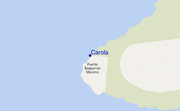 mapa de localização de Carola