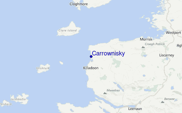Carrownisky Location Map
