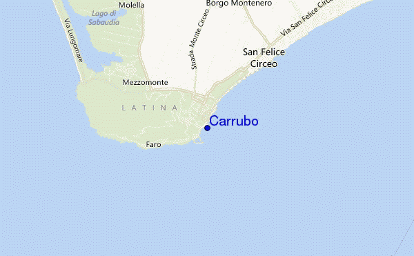 mapa de localização de Carrubo