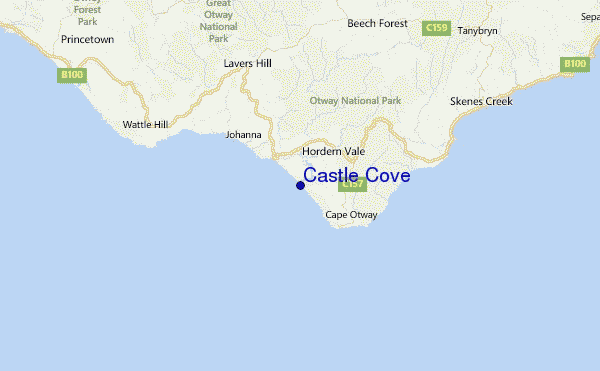 Castle Cove Location Map