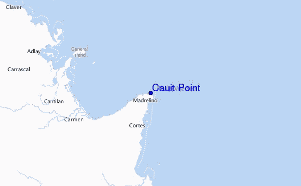 Cauit Point Location Map