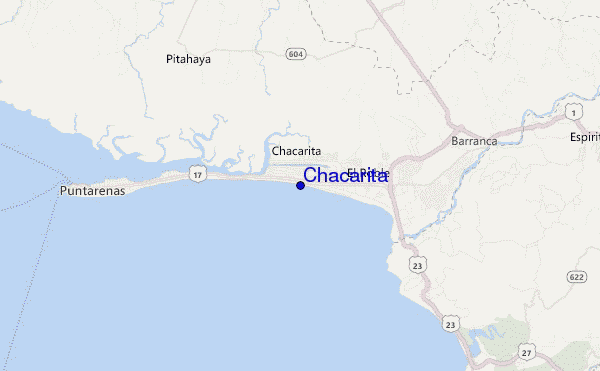 mapa de localização de Chacarita