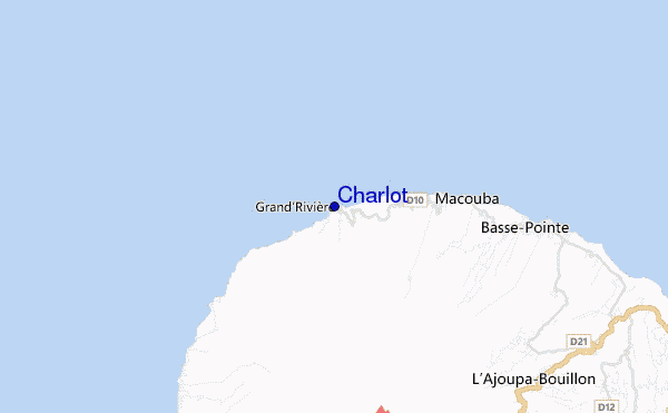 mapa de localização de Charlot
