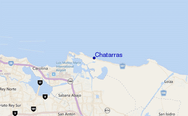mapa de localização de Chatarras