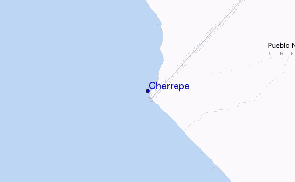 mapa de localização de Cherrepe