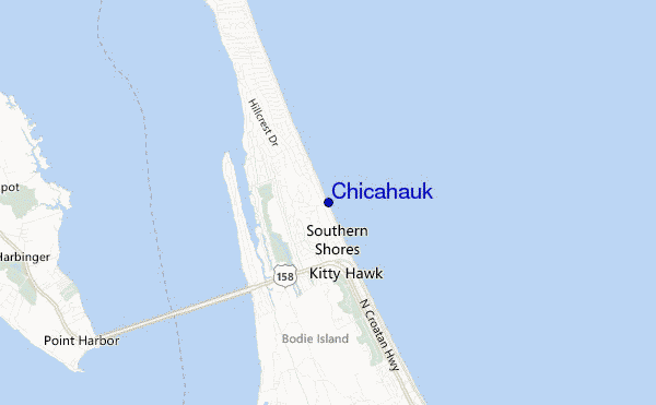 mapa de localização de Chicahauk