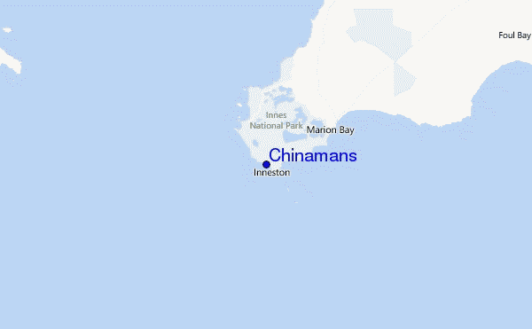 Chinamans Location Map