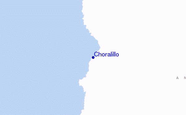 mapa de localização de Choralillo
