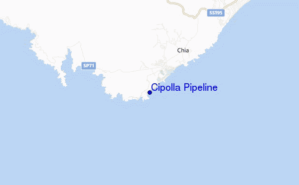 mapa de localização de Cipolla Pipeline