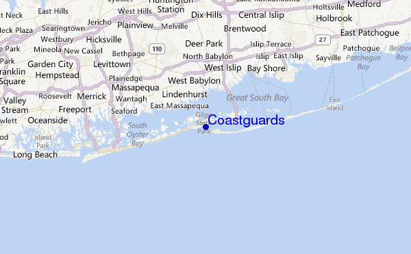 Coastguards Location Map
