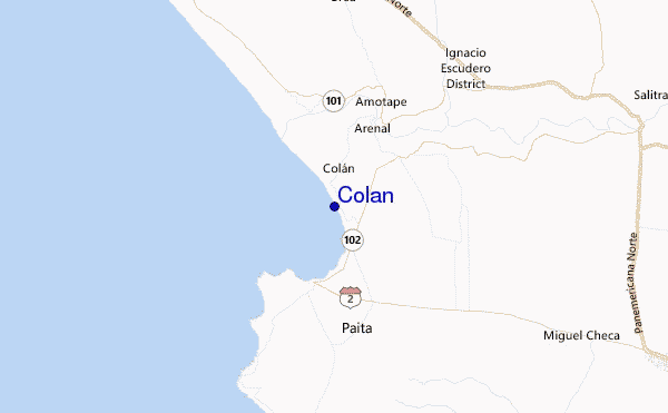 Colan Location Map