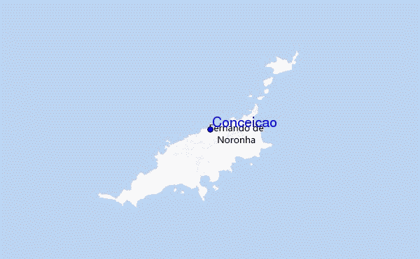 mapa de localização de Conceicao