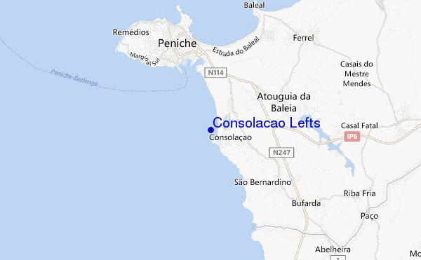 mapa de localização de Consolacao Lefts