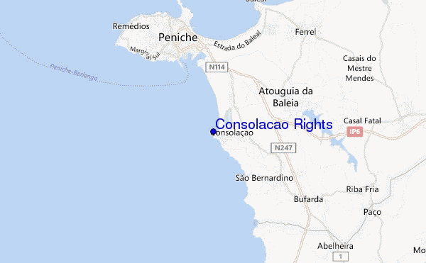 mapa de localização de Consolacao Rights