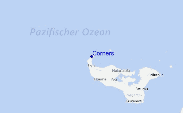 Corners Location Map