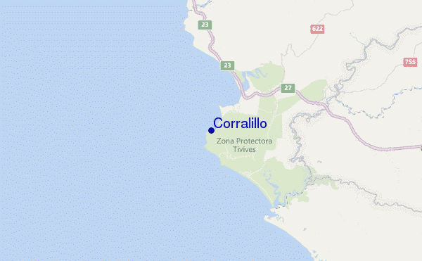 mapa de localização de Corralillo