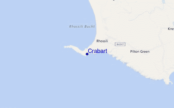 mapa de localização de Crabart