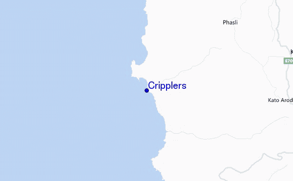 mapa de localização de Cripplers