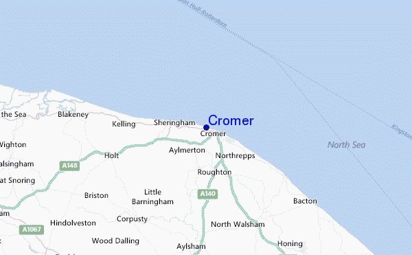 Cromer Location Map