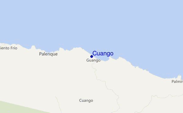 mapa de localização de Cuango