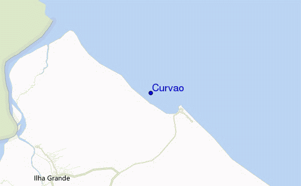 mapa de localização de Curvao