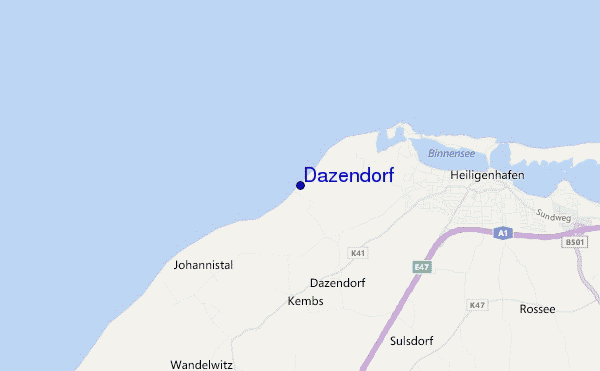 mapa de localização de Dazendorf