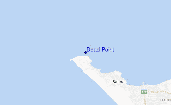 mapa de localização de Dead Point