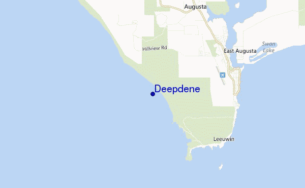 mapa de localização de Deepdene
