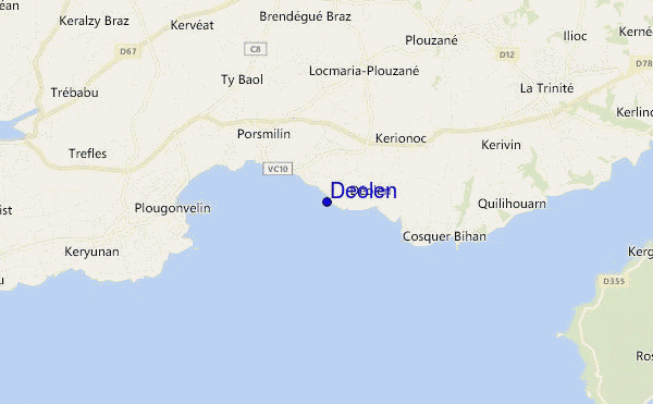 mapa de localização de Deolen