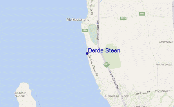 mapa de localização de Derde Steen
