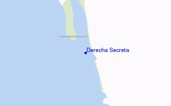 mapa de localização de Derecha Secreta