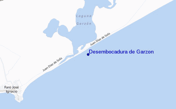 mapa de localização de Desembocadura de Garzon