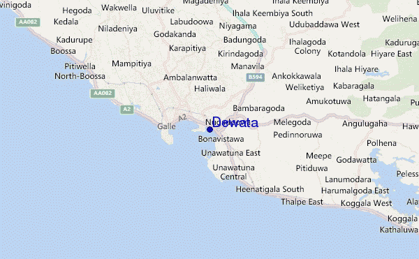 mapa de localização de Dewata