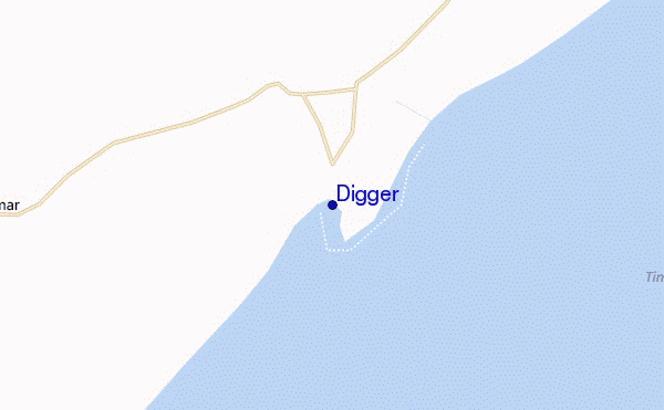 mapa de localização de Digger