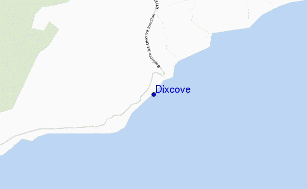 mapa de localização de Dixcove