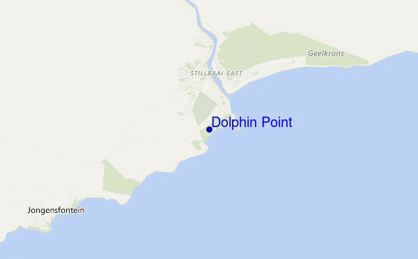 mapa de localização de Dolphin Point