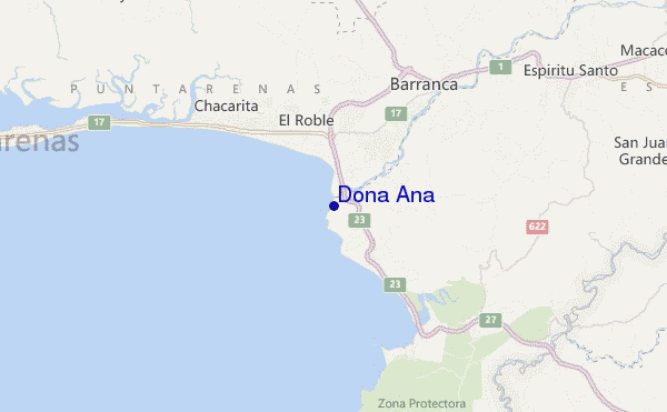mapa de localização de Dona Ana