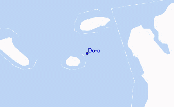 mapa de localização de Do'o